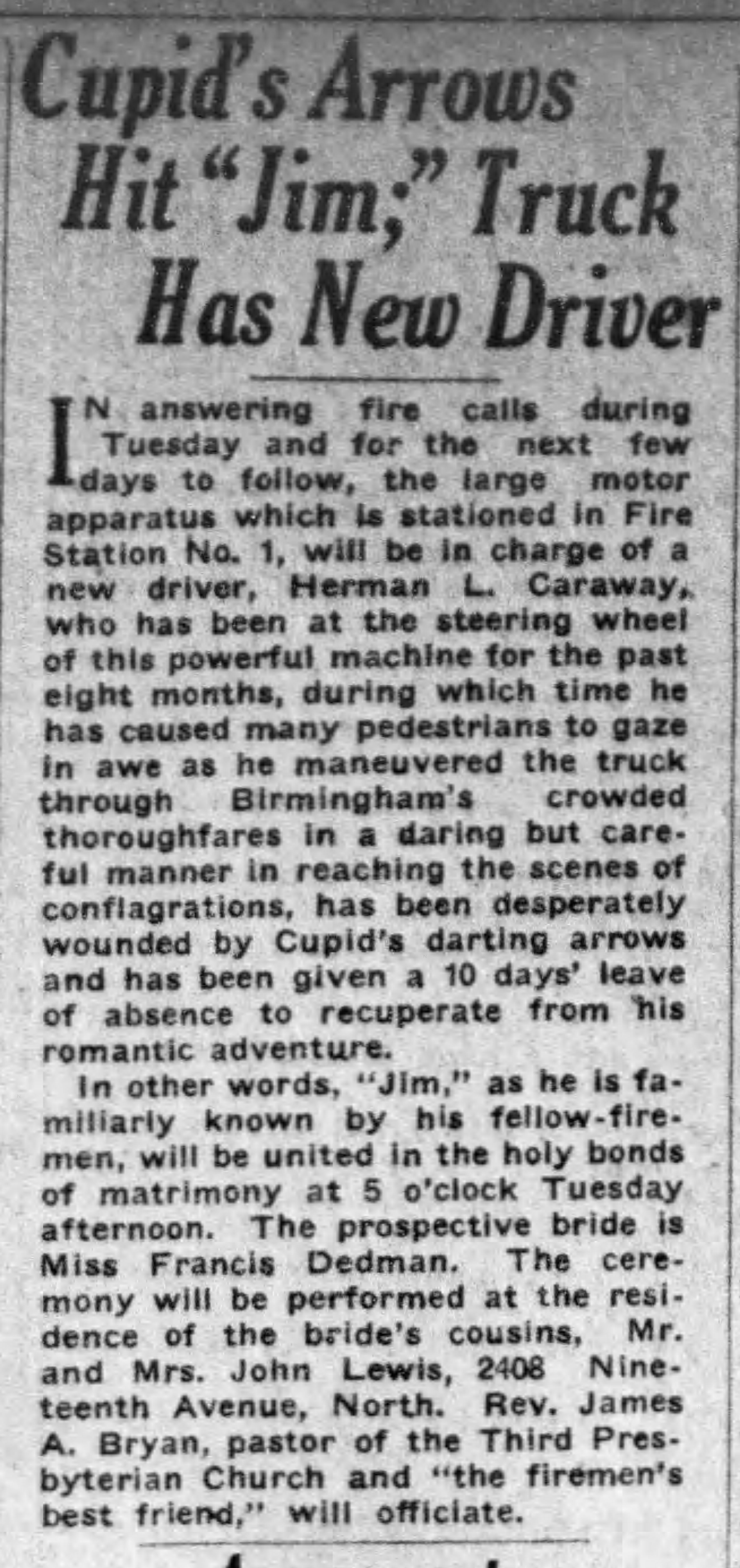 Francis Dedman-Jim [?]